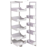 Coluna Alta Deslizante 10 Bandejas 50,5x35x144cm Branca Embutir Masutti Copat